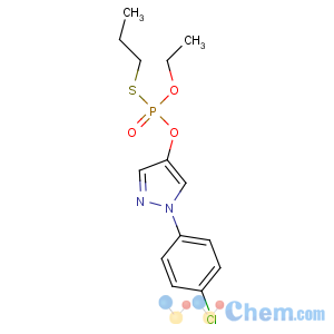 CAS No:77458-01-6 1-(4-chlorophenyl)-4-[ethoxy(propylsulfanyl)phosphoryl]oxypyrazole