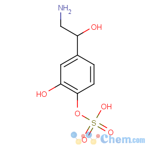 CAS No:77469-51-3 [4-[(1R)-2-amino-1-hydroxyethyl]-2-hydroxyphenyl] hydrogen sulfate