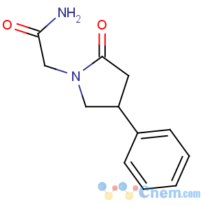 CAS No:77472-70-9 2-(2-oxo-4-phenylpyrrolidin-1-yl)acetamide