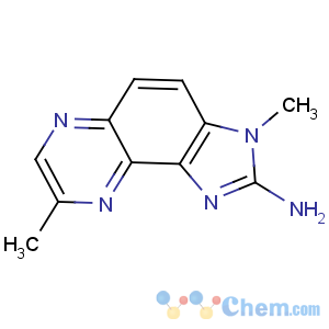 CAS No:77500-04-0 3,8-dimethylimidazo[4,5-f]quinoxalin-2-amine