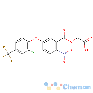 CAS No:77501-60-1 2-[5-[2-chloro-4-(trifluoromethyl)phenoxy]-2-nitrobenzoyl]oxyacetic acid