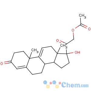 CAS No:7753-60-8 [2-[(8S,10S,13S,14S,17R)-17-hydroxy-10,13-dimethyl-3-oxo-2,6,7,8,12,14,<br />15,16-octahydro-1H-cyclopenta[a]phenanthren-17-yl]-2-oxoethyl] acetate