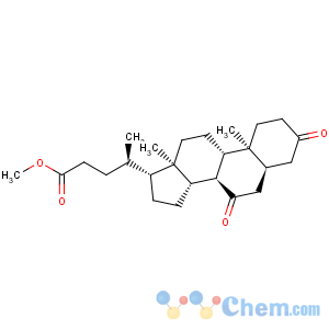 CAS No:7753-72-2 Cholan-24-oic acid,3,7-dioxo-, methyl ester, (5b)-