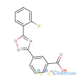CAS No:775304-57-9 3-[5-(2-fluorophenyl)-1,2,4-oxadiazol-3-yl]benzoic acid