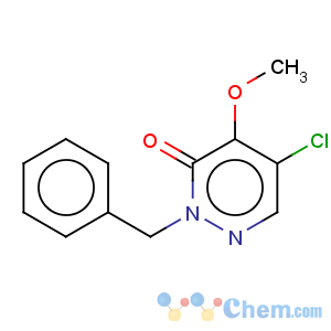 CAS No:77541-65-2 3(2H)-Pyridazinone,5-chloro-4-methoxy-2-(phenylmethyl)-