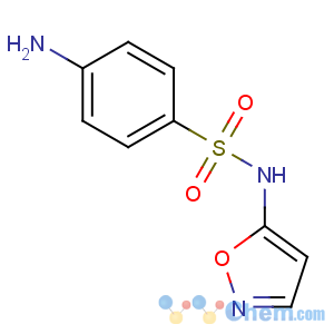 CAS No:7758-79-4 4-amino-N-(1,2-oxazol-5-yl)benzenesulfonamide