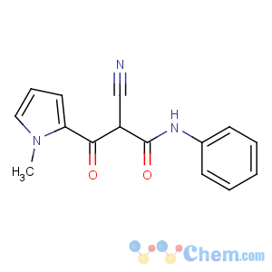 CAS No:77639-66-8 2-cyano-3-(1-methylpyrrol-2-yl)-3-oxo-N-phenylpropanamide