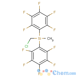CAS No:77669-65-9 chloromethyl-methyl-bis(2,3,4,5,6-pentafluorophenyl)silane