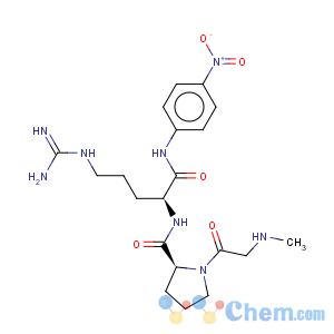 CAS No:77695-30-8 L-Argininamide,N-methylglycyl-L-prolyl-N-(4-nitrophenyl)- (9CI)