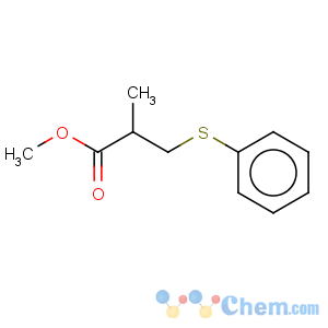 CAS No:777-80-0 Propanoic acid,2-methyl-3-(phenylthio)-, methyl ester