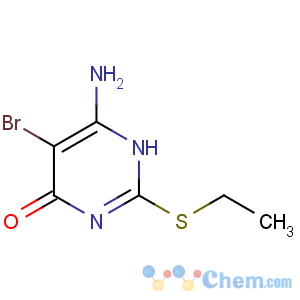 CAS No:77708-90-8 6-amino-5-bromo-2-ethylsulfanyl-1H-pyrimidin-4-one