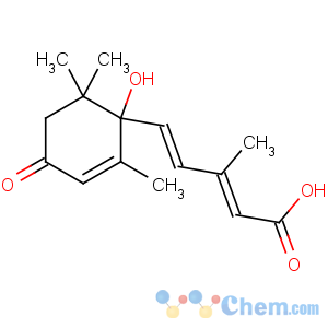 CAS No:7773-56-0 2,4-Pentadienoic acid,5-(1-hydroxy-2,6,6-trimethyl-4-oxo-2-cyclohexen-1-yl)-3-methyl-