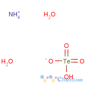 CAS No:7783-12-2 Telluric acid (H2TeO4),monoammonium salt, dihydrate (8CI,9CI)