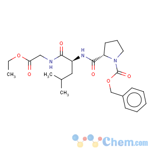 CAS No:7784-82-9 Glycine,N-[N-[1-[(phenylmethoxy)carbonyl]-L-prolyl]-L-leucyl]-, ethyl ester (9CI)