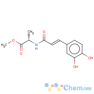 CAS No:778624-05-8 L-Alanine,N-[(2E)-3-(3,4-dihydroxyphenyl)-1-oxo-2-propen-1-yl]-, methyl ester