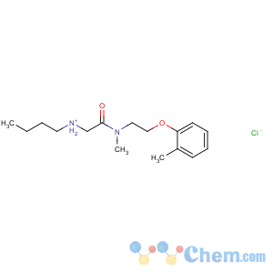 CAS No:77883-42-2 butyl-[[methyl-[2-(2-methylphenoxy)ethyl]carbamoyl]methyl]azanium chloride