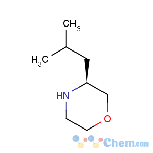 CAS No:77897-22-4 Morpholine,3-(2-methylpropyl)-, (3S)-