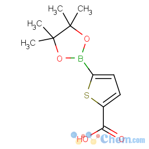 CAS No:779335-05-6 5-(4,4,5,5-tetramethyl-1,3,2-dioxaborolan-2-yl)thiophene-2-carboxylic<br />acid