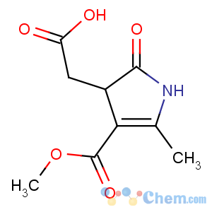 CAS No:77978-73-5 2-(4-methoxycarbonyl-5-methyl-2-oxo-1,3-dihydropyrrol-3-yl)acetic acid