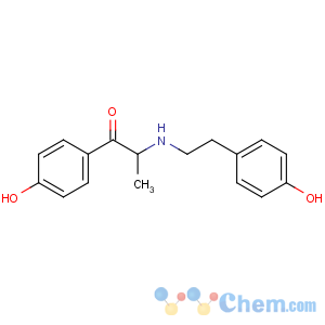 CAS No:779979-39-4 1-(4-hydroxyphenyl)-2-[2-(4-hydroxyphenyl)ethylamino]propan-1-one