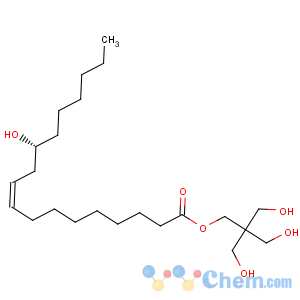 CAS No:78-22-8 3-hydroxy-2,2-bis(hydroxymethyl)propyl (R)-12-hydroxyoleate