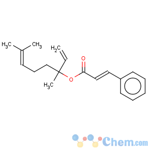 CAS No:78-37-5 2-Propenoic acid,3-phenyl-, 1-ethenyl-1,5-dimethyl-4-hexen-1-yl ester