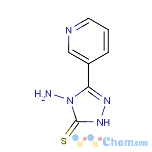 CAS No:78027-00-6 3H-1,2,4-Triazole-3-thione,4-amino-2,4-dihydro-5-(3-pyridinyl)-