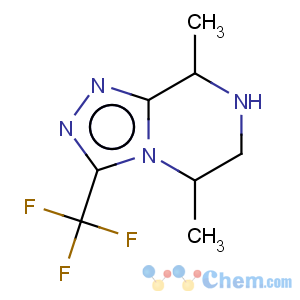 CAS No:780754-27-0 1,2,4-Triazolo[4,3-a]pyrazine,5,6,7,8-tetrahydro-5,8-dimethyl-3-(trifluoromethyl)-