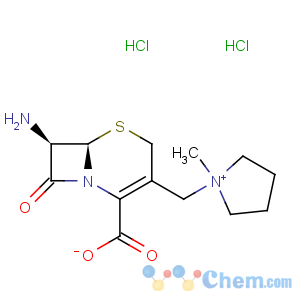 CAS No:780810-20-0 (r,r)-7-amino-3-(1-methylpyrrolidinio)methyl-3-cephem-4-carboxylate hcl