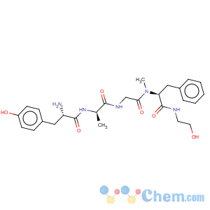 CAS No:78123-71-4 L-Phenylalaninamide,L-tyrosyl-D-alanylglycyl-N-(2-hydroxyethyl)-Na-methyl-
