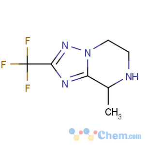 CAS No:781614-02-6 8-methyl-2-(trifluoromethyl)-5,6,7,8-tetrahydro-[1,2,4]triazolo[1,<br />5-a]pyrazine