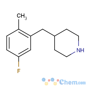 CAS No:782504-69-2 4-[(5-fluoro-2-methylphenyl)methyl]piperidine