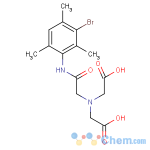 CAS No:78266-06-5 2-[[2-(3-bromo-2,4,<br />6-trimethylanilino)-2-oxoethyl]-(carboxymethyl)amino]acetic acid