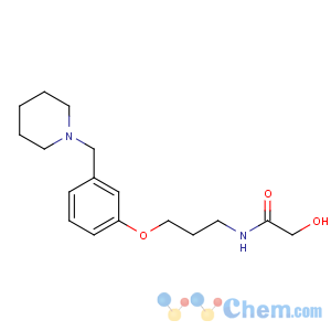 CAS No:78273-80-0 2-hydroxy-N-[3-[3-(piperidin-1-ylmethyl)phenoxy]propyl]acetamide