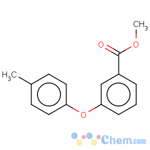 CAS No:78303-09-0 Benzoicacid, 3-(4-methylphenoxy)-, methyl ester