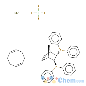CAS No:78355-59-6 (2S,3S)-(+)-2,3-Bis(diphenylphosphino)bicyclo[2.2.1]hept-5-ene(1,5-cyclooctadiene)rhodium(I) tetrafluoroborate (S,S)-NORPHOS-Rh