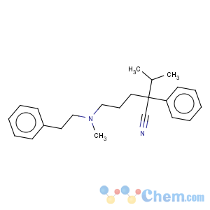CAS No:78370-13-5 Benzeneacetonitrile, a-(1-methylethyl)-a-[3-[methyl(2-phenylethyl)amino]propyl]-