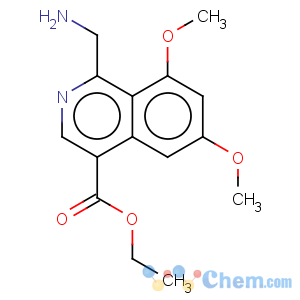 CAS No:784127-15-7 4-Isoquinolinecarboxylicacid, 1-(aminomethyl)-6,8-dimethoxy-, ethyl ester