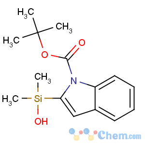 CAS No:784161-48-4 tert-butyl 2-[hydroxy(dimethyl)silyl]indole-1-carboxylate