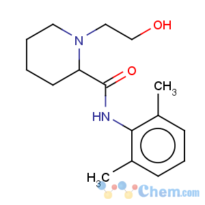 CAS No:78421-12-2 2-Piperidinecarboxamide,N-(2,6-dimethylphenyl)-1-(2-hydroxyethyl)-