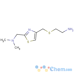 CAS No:78441-62-0 2-[[2-[(dimethylamino)methyl]-1,3-thiazol-4-yl]methylsulfanyl]ethanamine