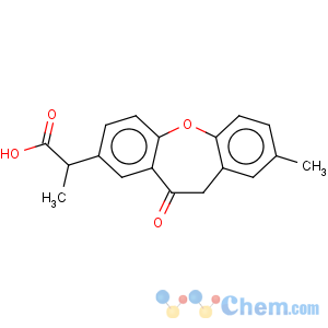 CAS No:78499-27-1 Dibenz[b,f]oxepin-2-aceticacid, 10,11-dihydro-a,8-dimethyl-11-oxo-