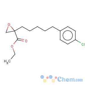 CAS No:78573-55-4 2-Oxiranecarboxylicacid, 2-[5-(4-chlorophenyl)pentyl]-, ethyl ester