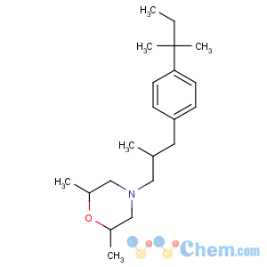 CAS No:78613-35-1 (2R,6S)-2,<br />6-dimethyl-4-[2-methyl-3-[4-(2-methylbutan-2-yl)phenyl]propyl]morpholine
