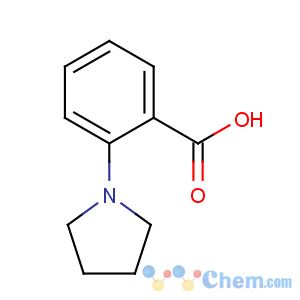 CAS No:78648-27-8 2-pyrrolidin-1-ylbenzoic acid