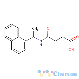 CAS No:78681-09-1 4-[[(1R)-1-naphthalen-1-ylethyl]amino]-4-oxobutanoic acid