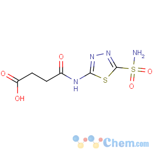 CAS No:78851-85-1 Butanoic acid,4-[[5-(aminosulfonyl)-1,3,4-thiadiazol-2-yl]amino]-4-oxo-