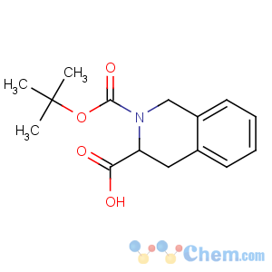 CAS No:78879-20-6 (3S)-2-[(2-methylpropan-2-yl)oxycarbonyl]-3,<br />4-dihydro-1H-isoquinoline-3-carboxylic acid