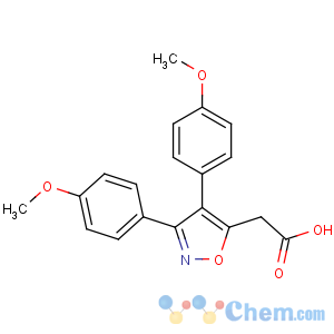CAS No:78967-07-4 2-[3,4-bis(4-methoxyphenyl)-1,2-oxazol-5-yl]acetic acid