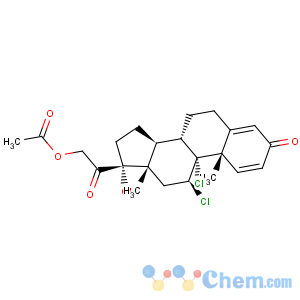 CAS No:79-61-8 Pregna-1,4-diene-3,20-dione,21-(acetyloxy)-9,11-dichloro-17-hydroxy-, (11b)-